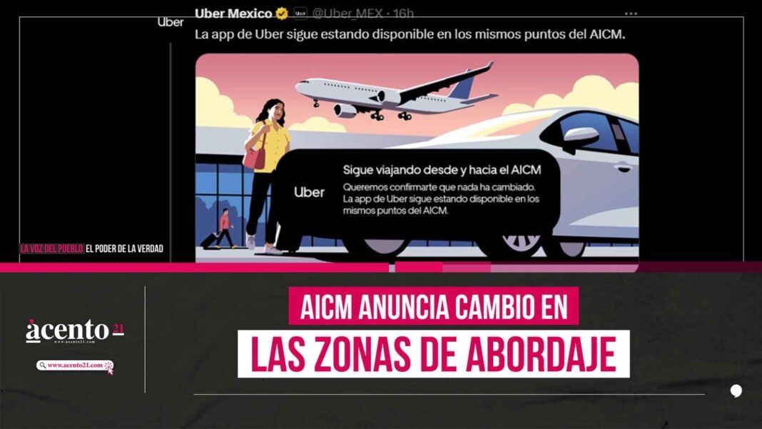 AICM anuncia cambio en las zonas de abordaje