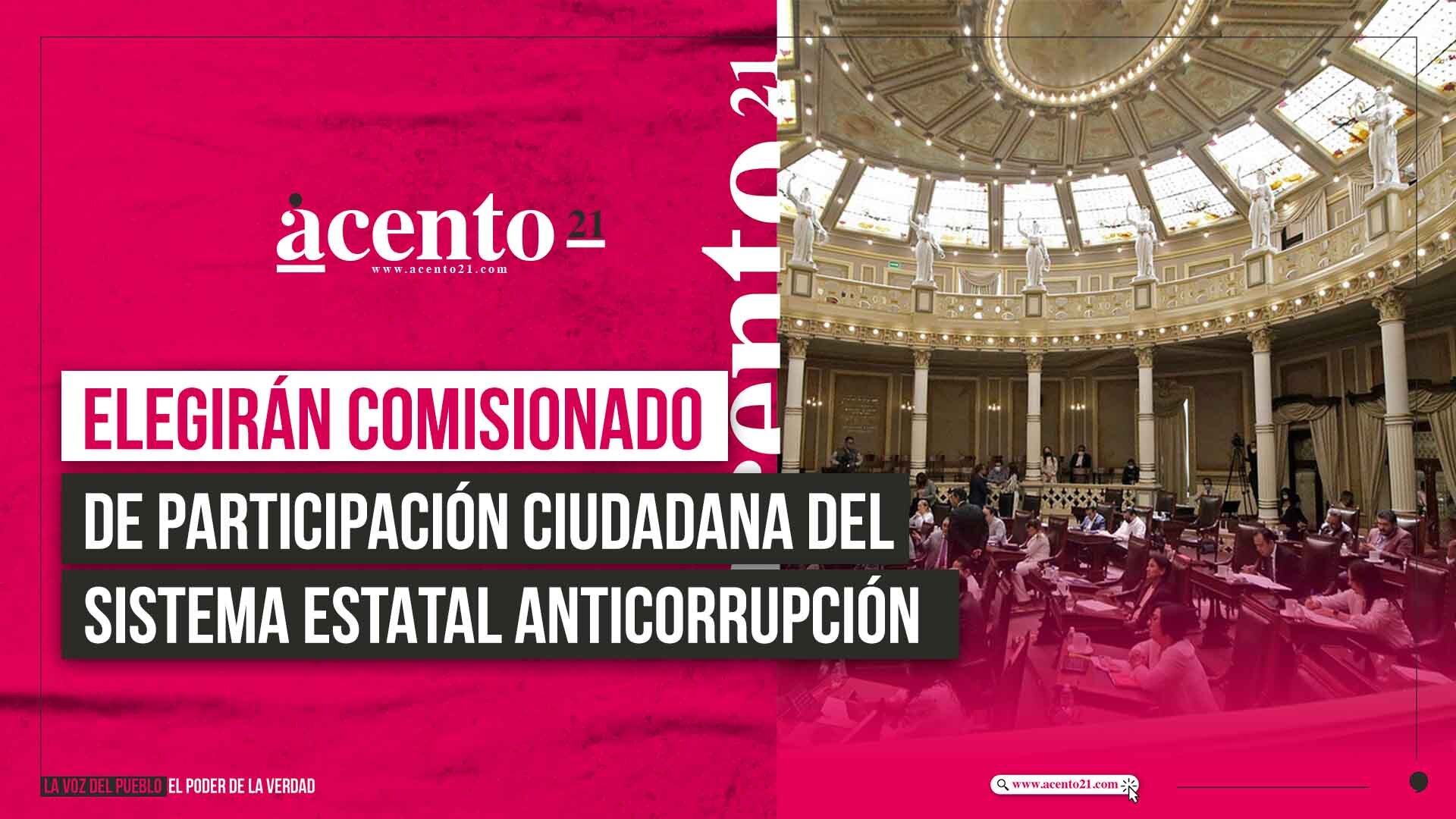 Elegirán comisionado de participación ciudadana del Sistema Estatal Anticorrupción