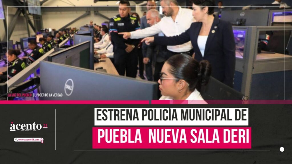 Estrena policía municipal de Puebla nueva sala DERI