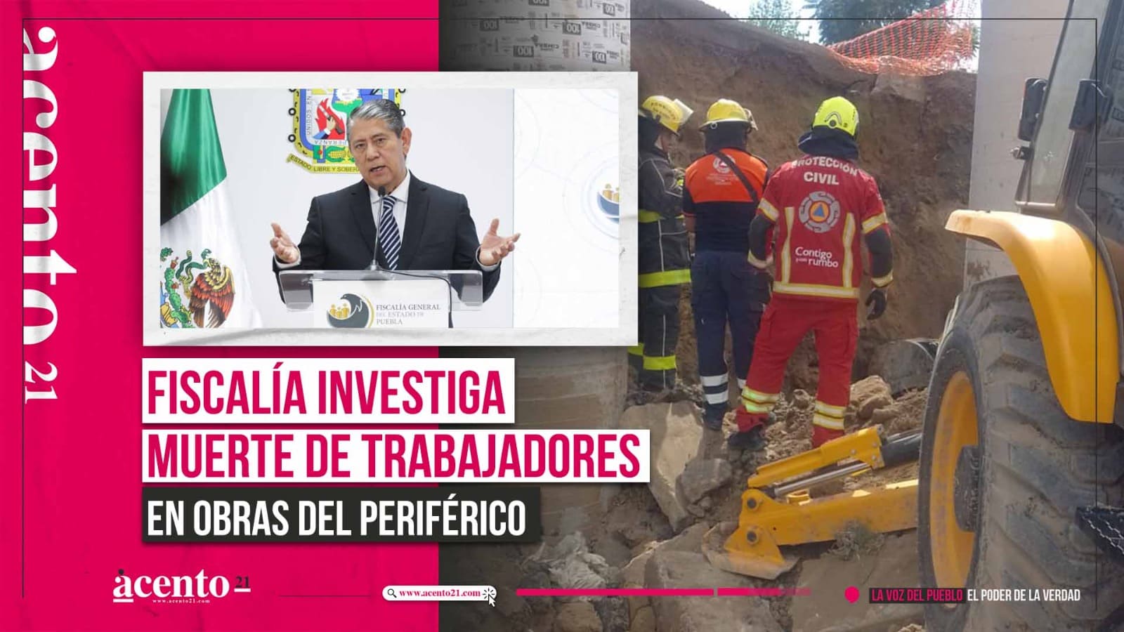 Fiscalía continúa investigaciones por muerte de dos trabajadores en obras del Periférico