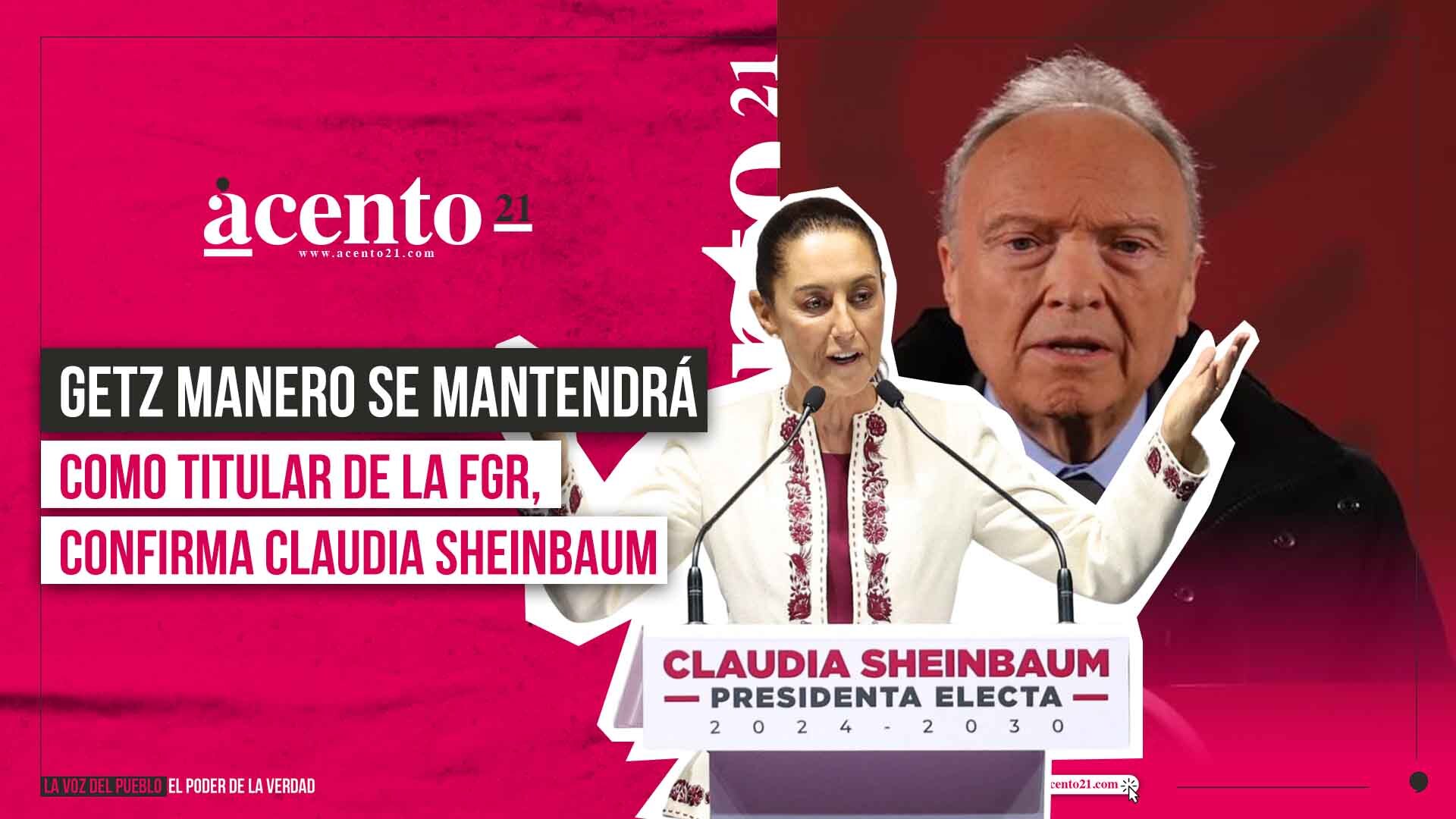 Claudia Sheinbaum confirma la continuidad de Gertz Manero en la FGR