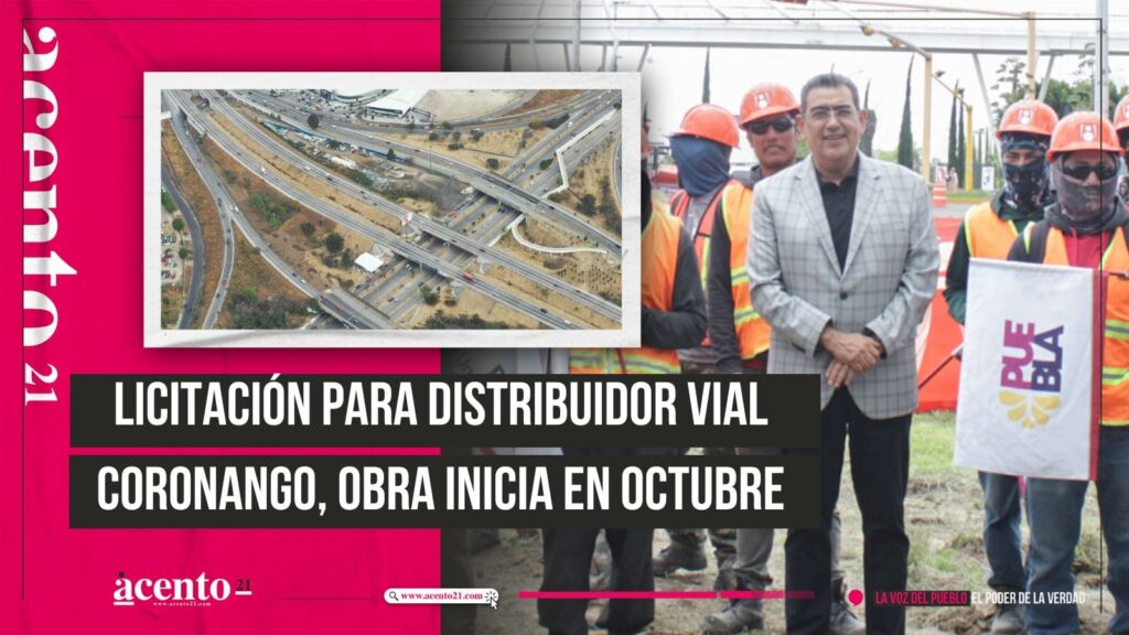 Gobierno estatal lanza licitación para la construcción del distribuidor vial Coronango