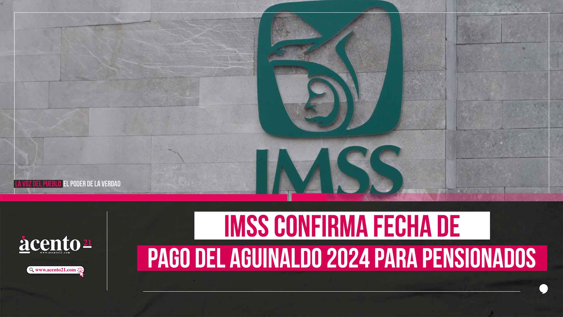 Fecha de pago del aguinaldo 2024 para pensionados del IMSS