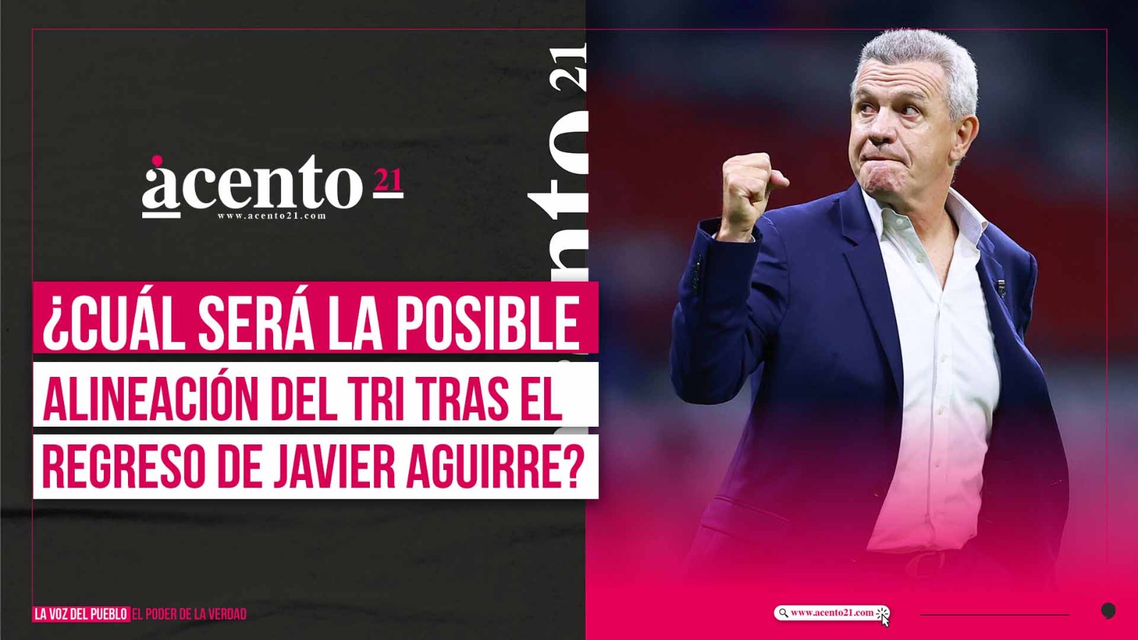 Javier Aguirre define su primera alineación