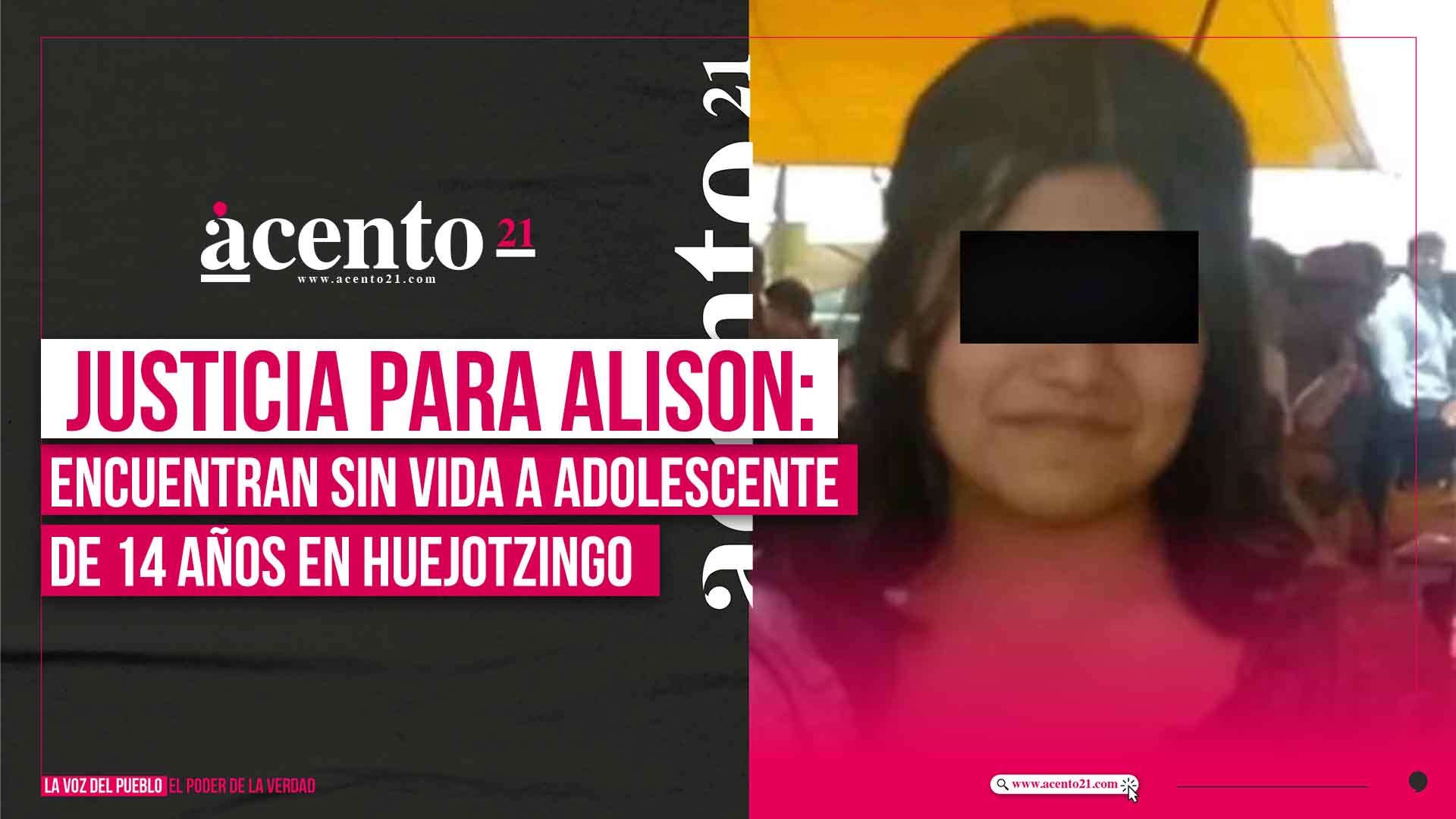 Justicia para Alison: encuentran sin vida a adolescente de 14 años en Huejotzingo