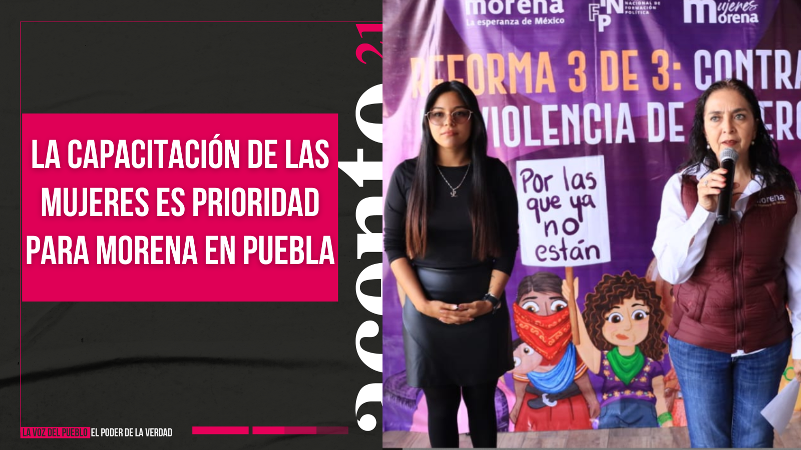 La capacitación de las mujeres es prioridad para Morena