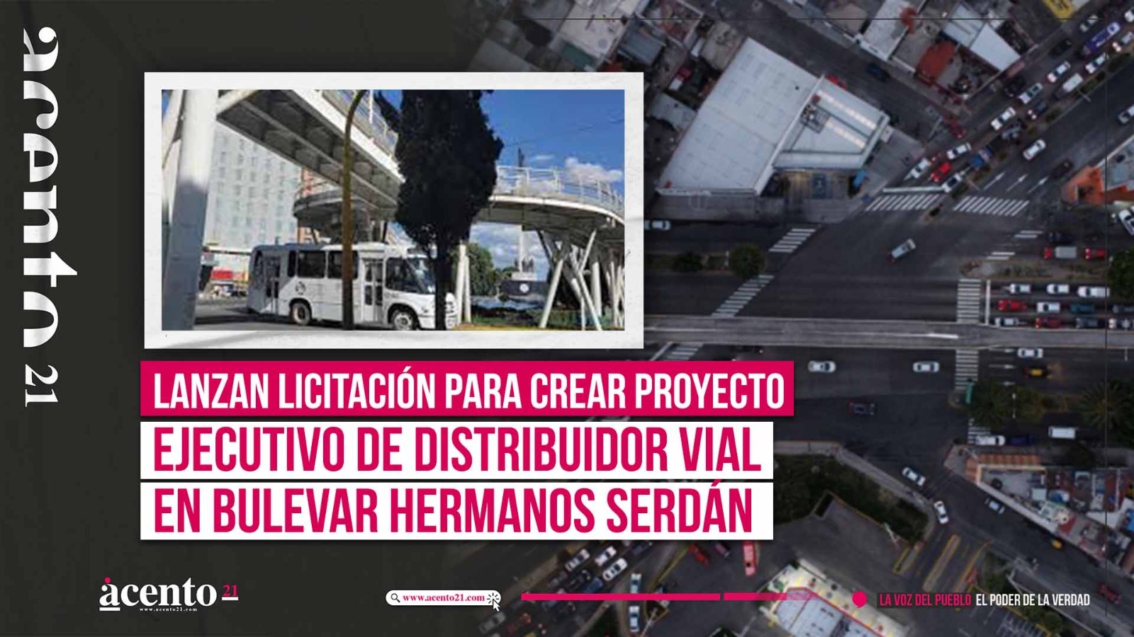 Lanzan licitación para crear proyecto ejecutivo de distribuidor vial en bulevar Hermanos Serdán