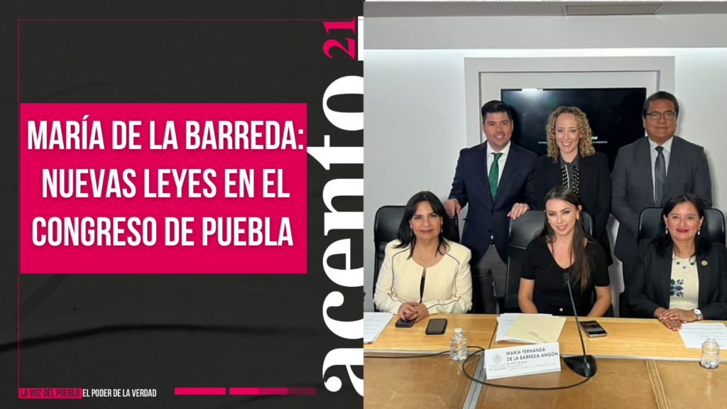 María de la Barreda nuevas leyes en el Congreso de Puebla María de la Barreda nuevas leyes en el Congreso de Puebla