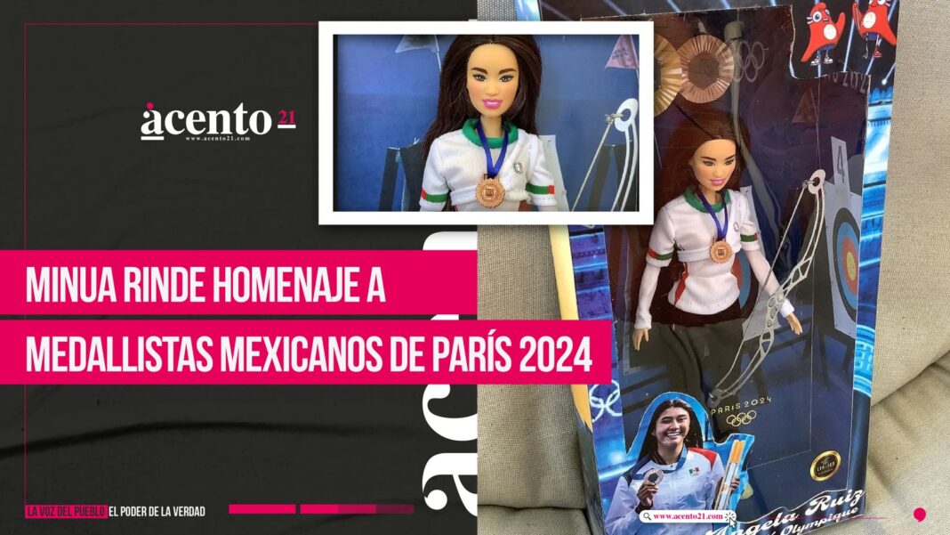 Medallistas mexicanos reciben muñecos personalizados