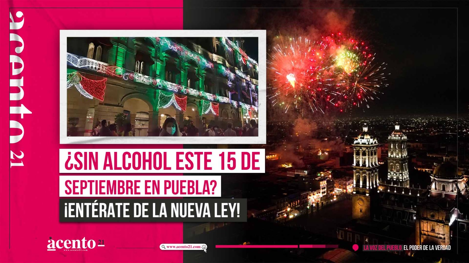 No habrá Noche libre este 15 de septiembre en Puebla