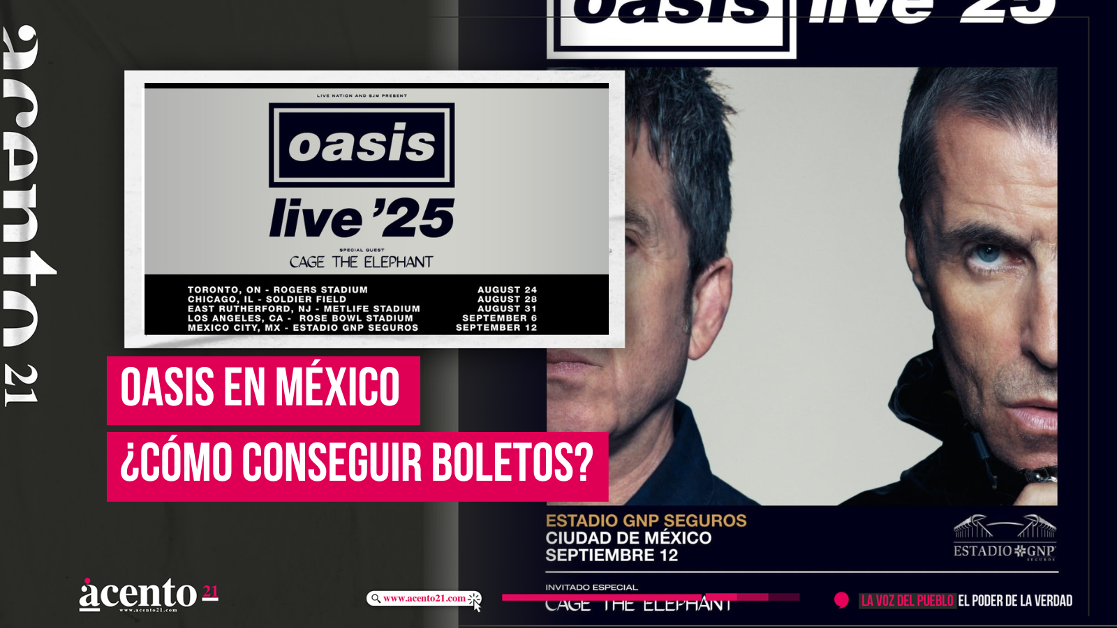 Oasis en México ¿Cómo conseguir boletos