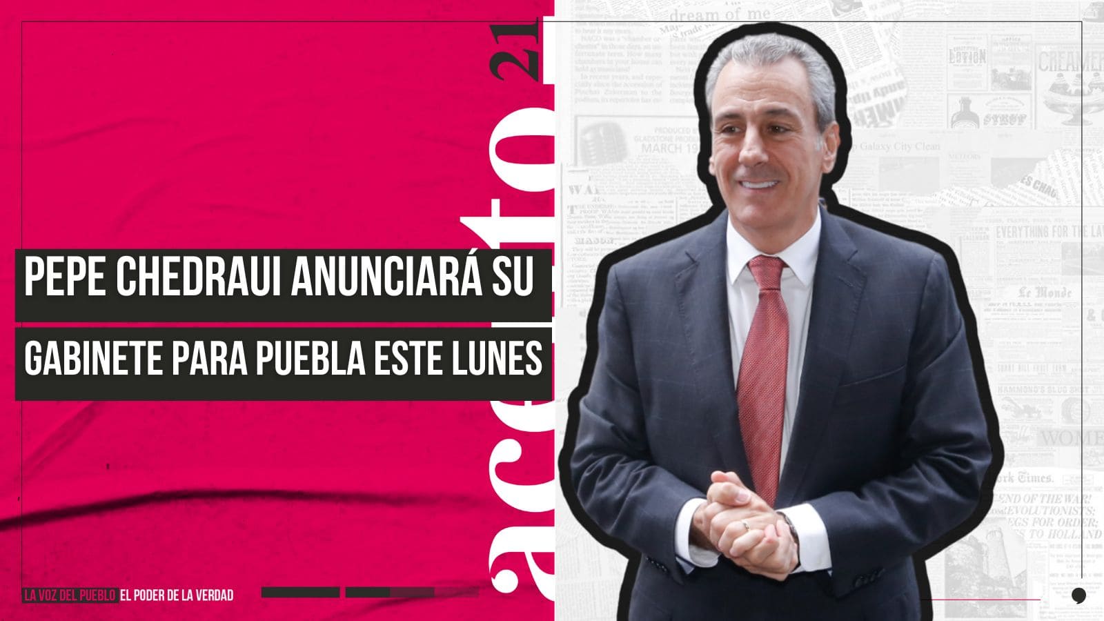 Pepe Chedraui definirá a su gabinete para la alcaldía de Puebla este lunes 30 de septiembre