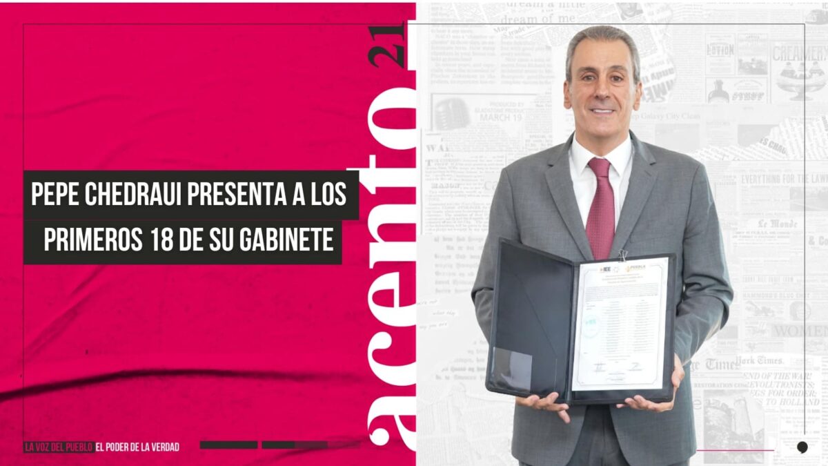 Pepe Chedraui presenta a su gabinete: ellos son los primeros 18 funcionarios del Ayuntamiento de Puebla