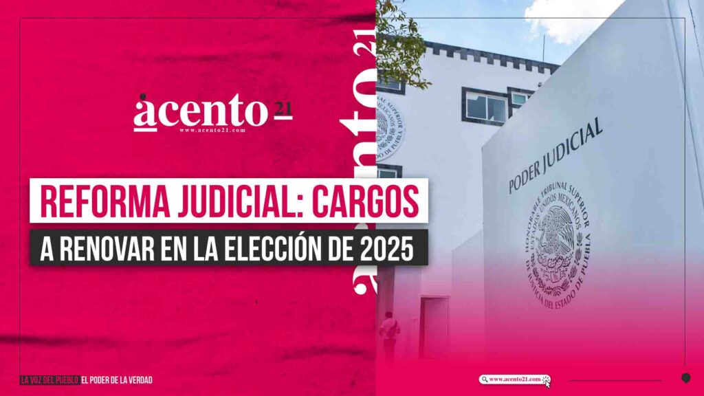 ¿Qué cargos se elegirán en 2025 con la reforma al Poder Judicial?