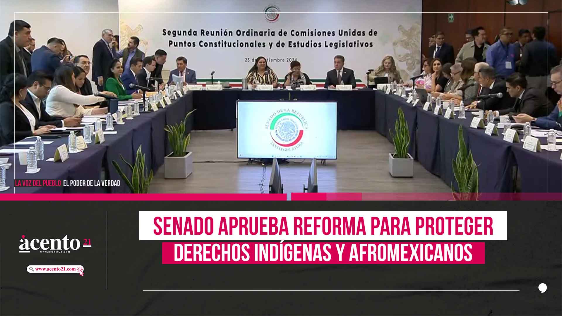 Senado avala reforma en favor de pueblos indígenas y afromexicanos