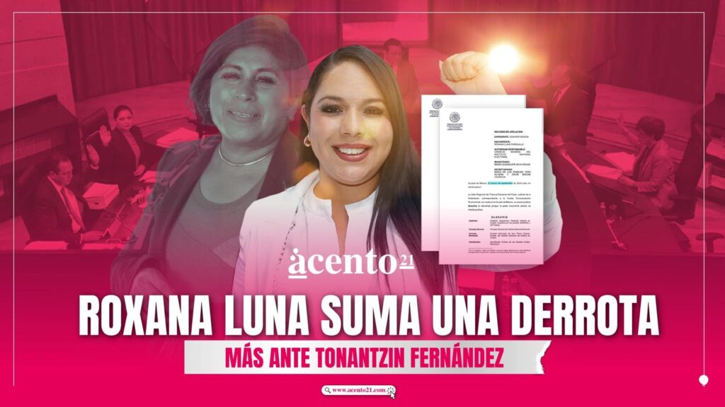 TEPJF rechaza queja de Roxana Luna