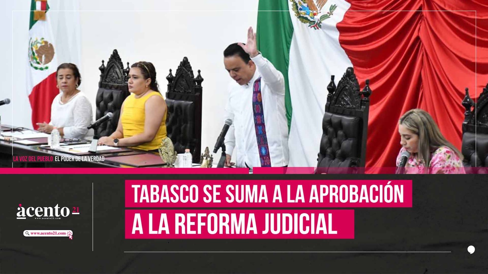 Tabasco se suma a la aprobación a la reforma judicial