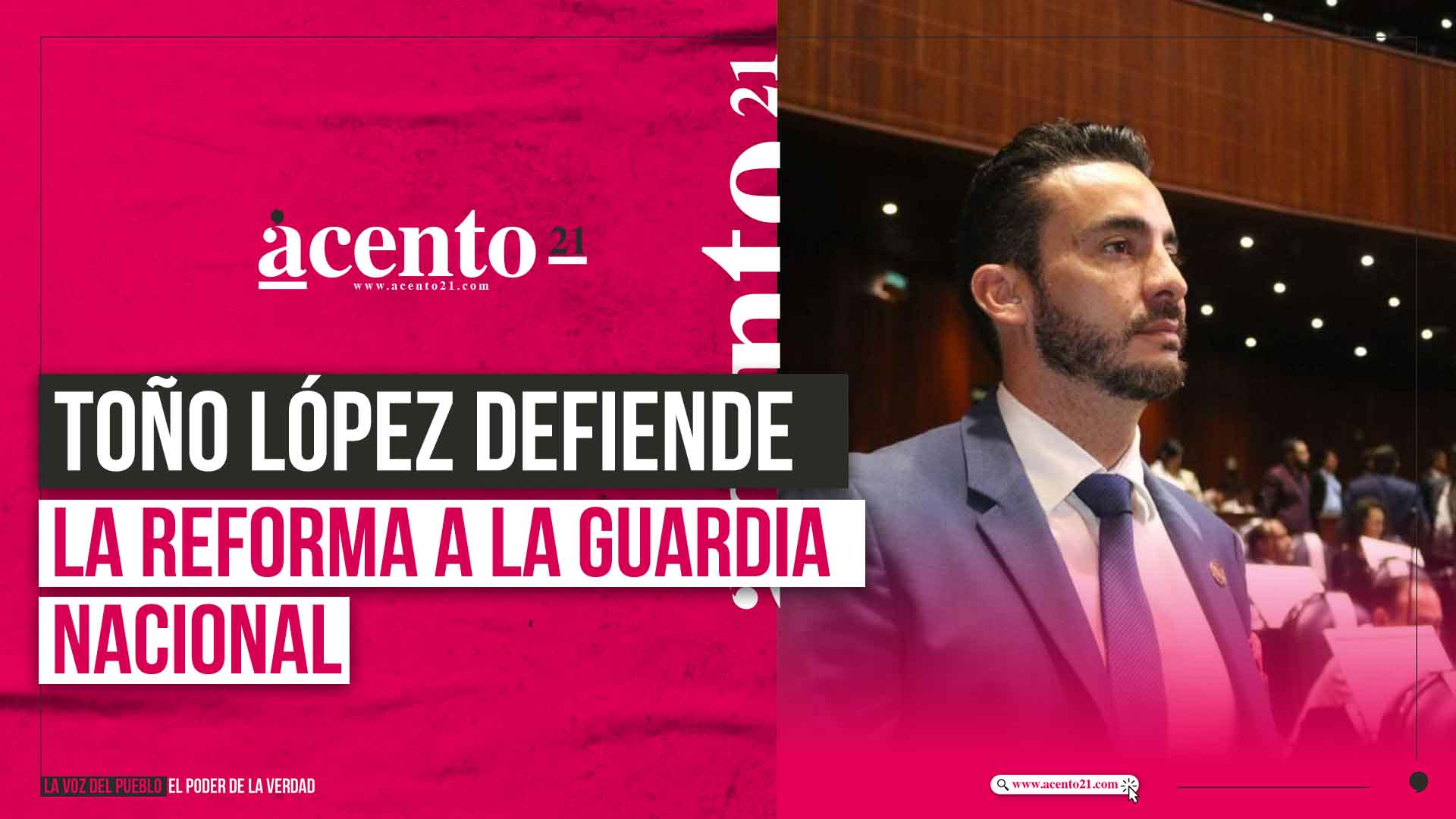 Toño López defiende la Reforma a la Guardia Nacional