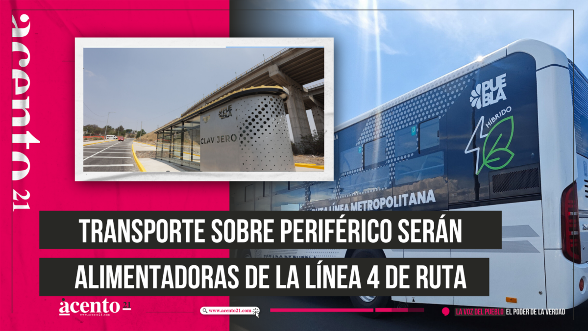 Transporte que circula sobre el Periférico serán alimentadoras de la Línea 4 de RUTA