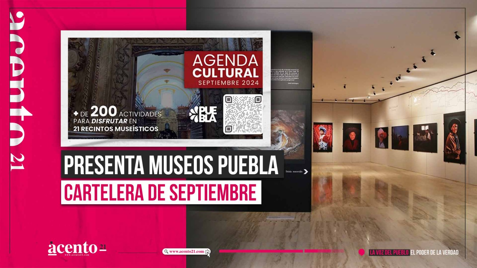 Presenta Museos Puebla cartelera de septiembre