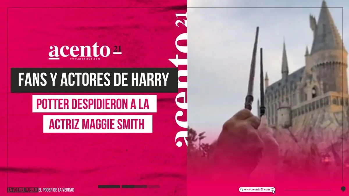 Fans y actores de Harry Potter despidieron a la actriz Maggie Smith