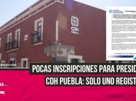 ¿No les interesa Solo uno se ha inscrito para presidir la CDH Puebla