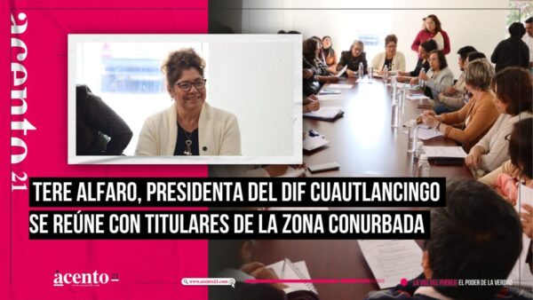 Acude Tere Alfaro, presidenta de Cuautlancingo, a reunión de titulares de la zona conurbada