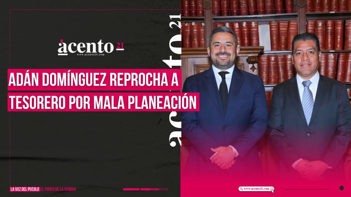 Adán Domínguez reprocha a tesorero por mala planeación en el municipio de Puebla