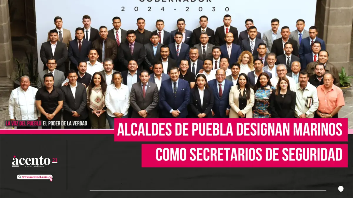 Alcaldes de Puebla designan marinos como secretarios de seguridad