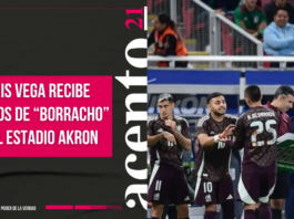 Alexis Vega recibe gritos de “borracho” en el estadio Akron