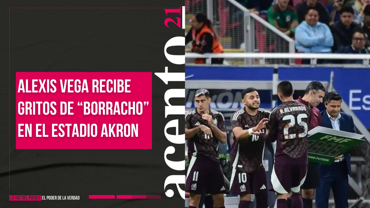 Alexis Vega recibe gritos de “borracho” en el estadio Akron