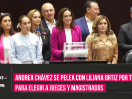 Andrea Chávez se pelea con Liliana Ortiz por tómbola para elegir a jueces y magistrados