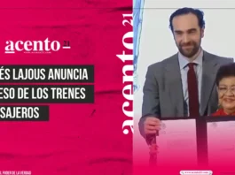 Andrés Lajous anuncia regreso de los trenes de pasajeros