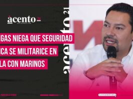 Andrés Villegas niega que seguridad pública en Puebla se militarice con Marinos al mando