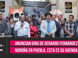 Anuncian gira de Gerardo Fernández Noroña en Puebla, esta es su agenda