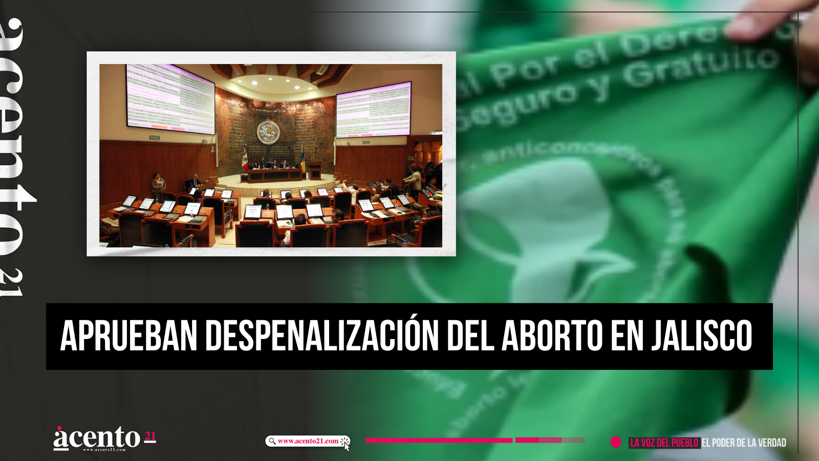 Aprueban despenalización del aborto en Jalisco