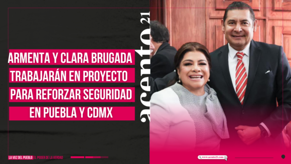 Armenta y Clara Brugada trabajarán en proyecto coordinado para reforzar seguridad en Puebla y CDMX