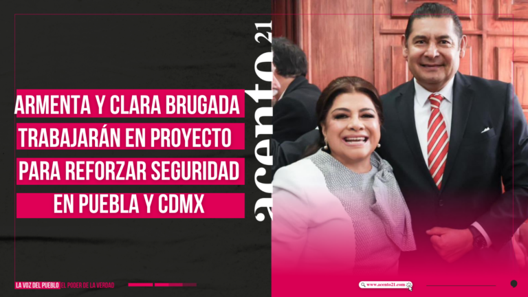 Armenta y Brugada trabajarán la seguridad en Puebla y CDMX