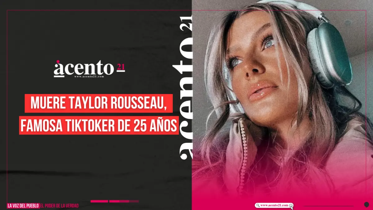 Muere Taylor Rousseau, famosa tiktoker de 25 años