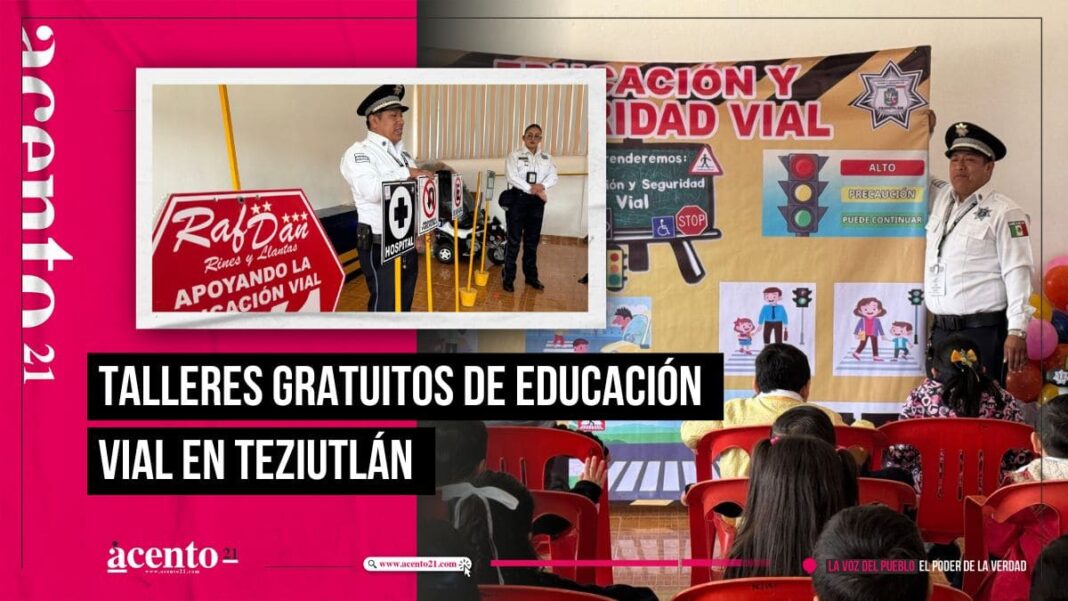 Ayuntamiento de Teziutlán promueve educación vial con taller gratuitos