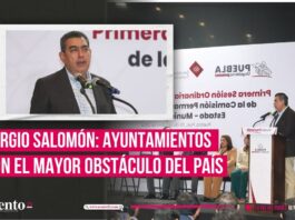 Ayuntamientos son el principal problema del país, dice Sergio Salomón a contralores municipales