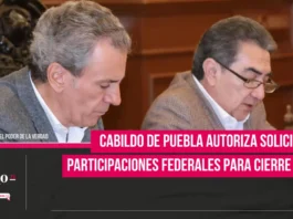 Cabildo de Puebla autoriza solicitud de participaciones federales para cierre fiscal