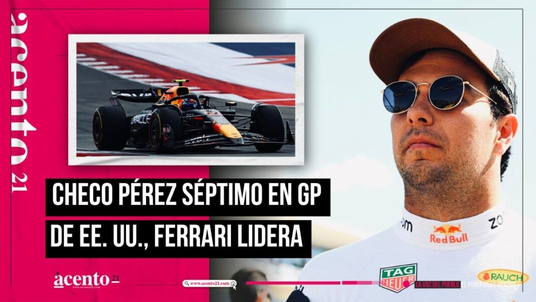 Checo Pérez termina séptimo en el GP de Estados Unidos 2024