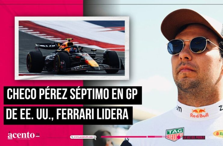 Checo Pérez termina séptimo en el GP de Estados Unidos 2024