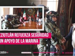 Con elementos de la Secretaría de Marina, fortalecen acciones de seguridad pública en Teziutlán