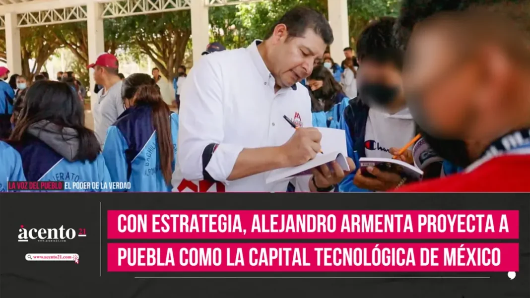 Con estrategia, Alejandro Armenta proyecta a Puebla como la capital tecnológica de México