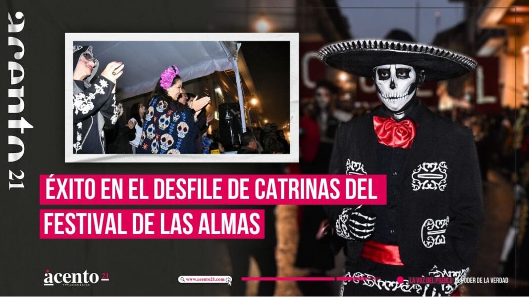 Con éxito se realizo el desfile “Festival de la almas” catrines y catrinas llenaron de vida el día de muertos en Teziutlán