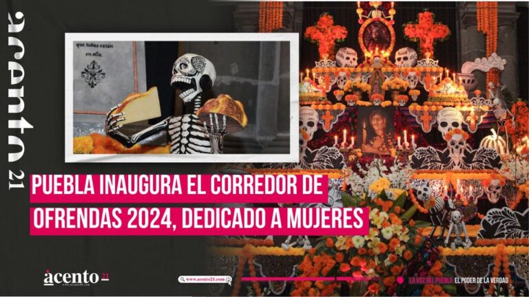 Corredor de Ofrendas 2024 de Puebla, dedicado a la memoria de mujeres