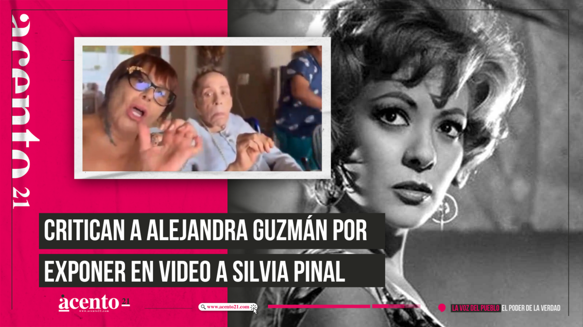 Critican a Alejandra Guzmán por exponer en video a Silvia Pinal