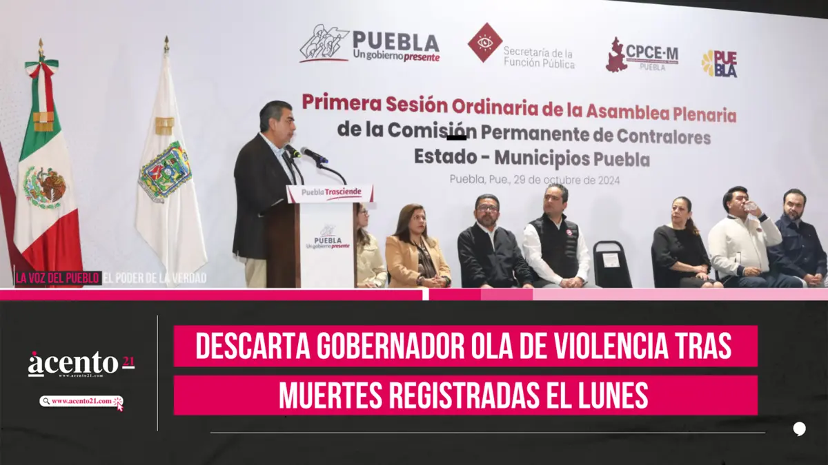 Descarta gobernador ola de violencia tras muertes registradas el lunes